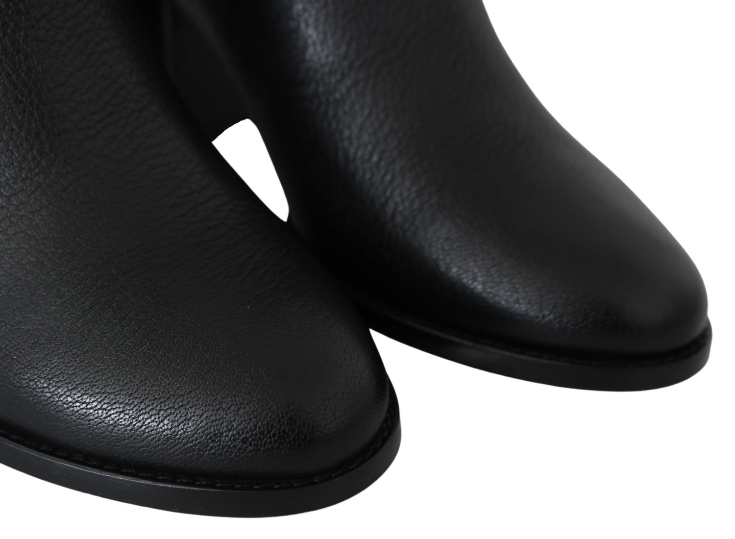 Jimmy Choo Black Leather Method 65 Boots - DEA STILOSA MILANO