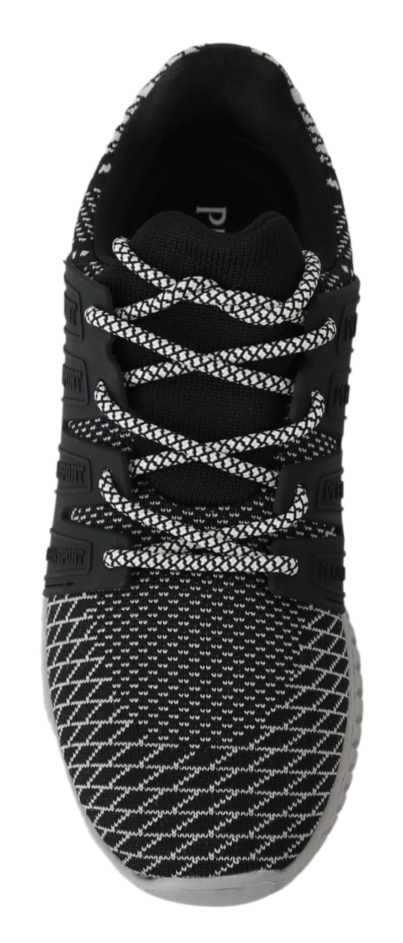 Plein Sport Black Polyester Runner Mason Sneakers Shoes - DEA STILOSA MILANO