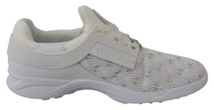 Plein Sport White Polyester Runner Beth Sneakers Shoes - DEA STILOSA MILANO