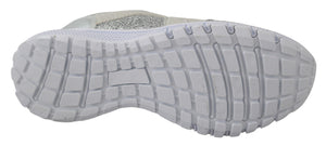 Plein Sport Silver Polyester Runner Jasmines Sneakers Shoes - DEA STILOSA MILANO