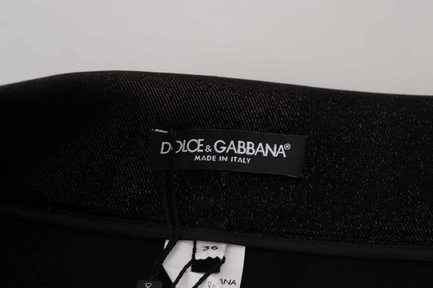 Dolce & Gabbana Black Washed Cotton Skinny Denim Jeans - DEA STILOSA MILANO