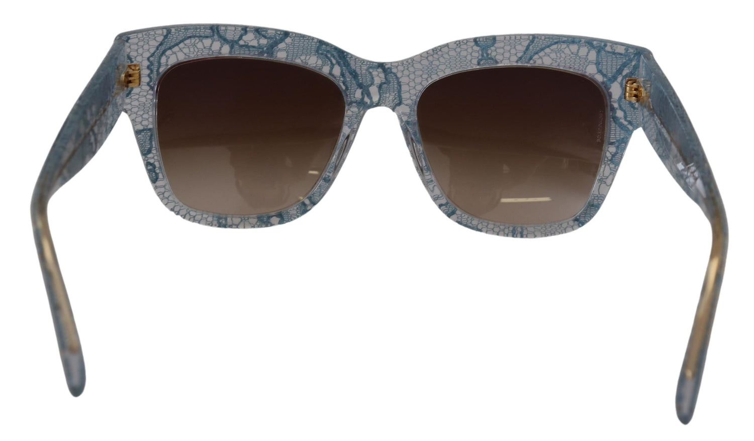 Dolce & Gabbana Blue Lace Acetate Rectangle DG4231 Shades Sunglasses - DEA STILOSA MILANO