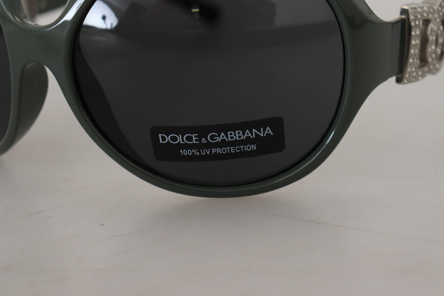 Dolce & Gabbana Green Plastic Frame Round DG Logo DG6030B Sunglasses - DEA STILOSA MILANO
