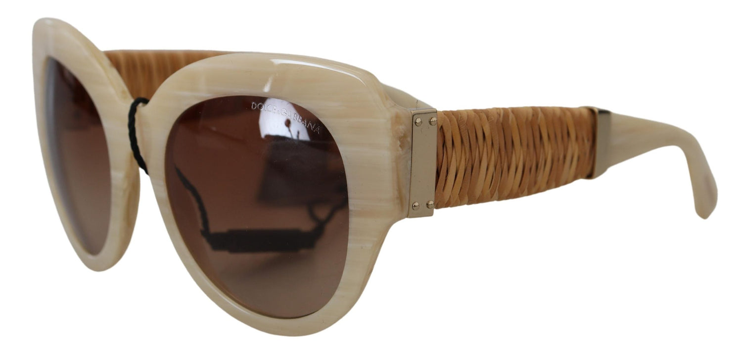 Dolce & Gabbana Beige Acetate Full Rim Brown Lense DG4294 Sunglasses - DEA STILOSA MILANO