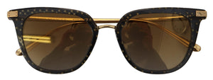 Dolce & Gabbana Black Dotted Acetate Frame Irregular Sunglasses - DEA STILOSA MILANO