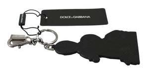 Dolce & Gabbana Leather Dominico Stefano #DGFAMILY Logo Badge Keychain - DEA STILOSA MILANO