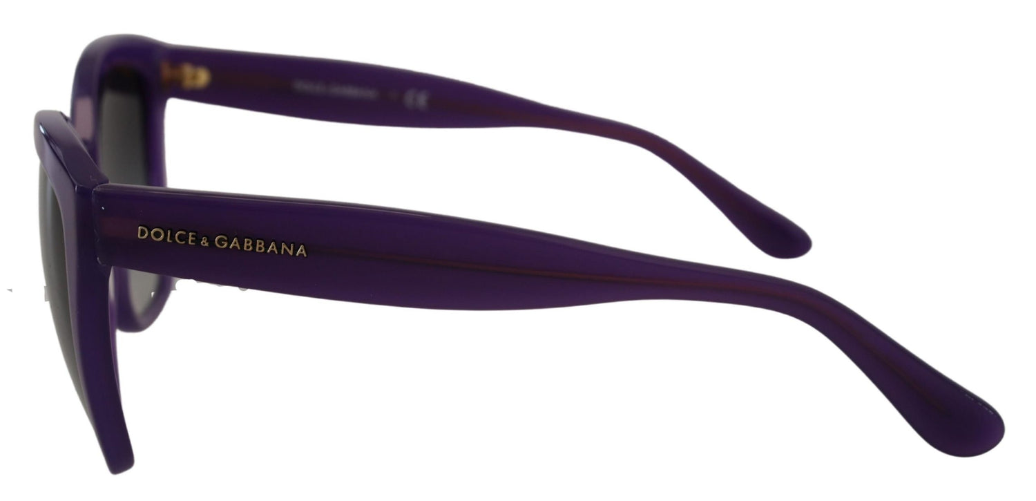 Dolce & Gabbana Purple Acetate Square Full Rim DG4240 Sunglasses - DEA STILOSA MILANO