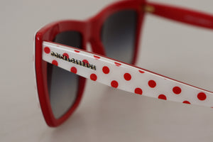 Dolce & Gabbana White Red Polka Dots Acetate DG4228 Sunglasses - DEA STILOSA MILANO