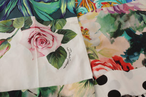 Dolce & Gabbana Multicolor High Waist Hot Pants Shorts - DEA STILOSA MILANO