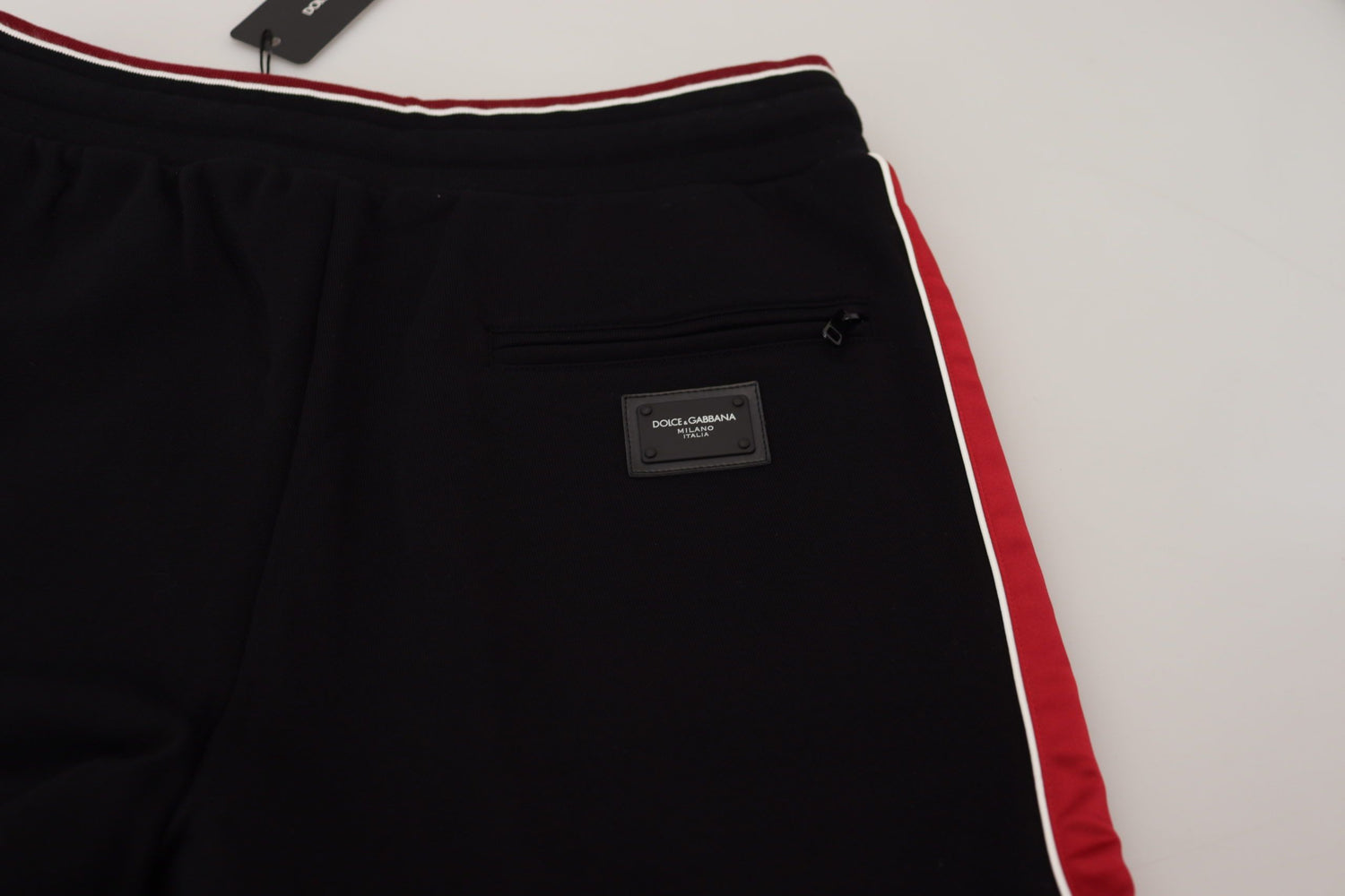Dolce & Gabbana Black Cotton Logo Sweatpants Jogging Pants - DEA STILOSA MILANO