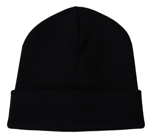 Givenchy Black Wool Unisex Winter Warm Beanie Hat - DEA STILOSA MILANO