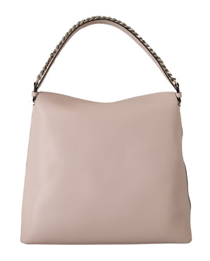 Karl Lagerfeld Light Pink Mauve Leather Shoulder Bag - DEA STILOSA MILANO