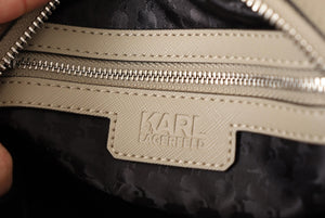 Karl Lagerfeld Sage Green Polyurethane Shoulder And Handbag - DEA STILOSA MILANO