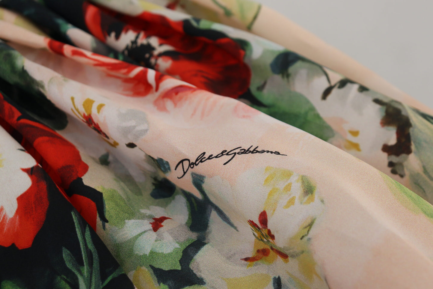 Dolce & Gabbana Multicolor Floral Silk High Waist Aline Skirt - DEA STILOSA MILANO