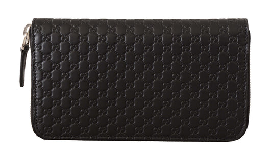 Gucci Black Wallet Microguccissima Leather Zipper wallet - DEA STILOSA MILANO