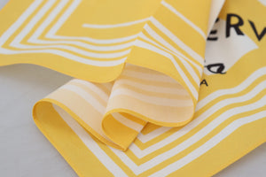 Dolce & Gabbana Yellow Portocervo Cotton Shawl Wrap Scarf - DEA STILOSA MILANO