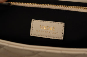 Versace White  Nappa Leather Medusa Evening Bag - DEA STILOSA MILANO