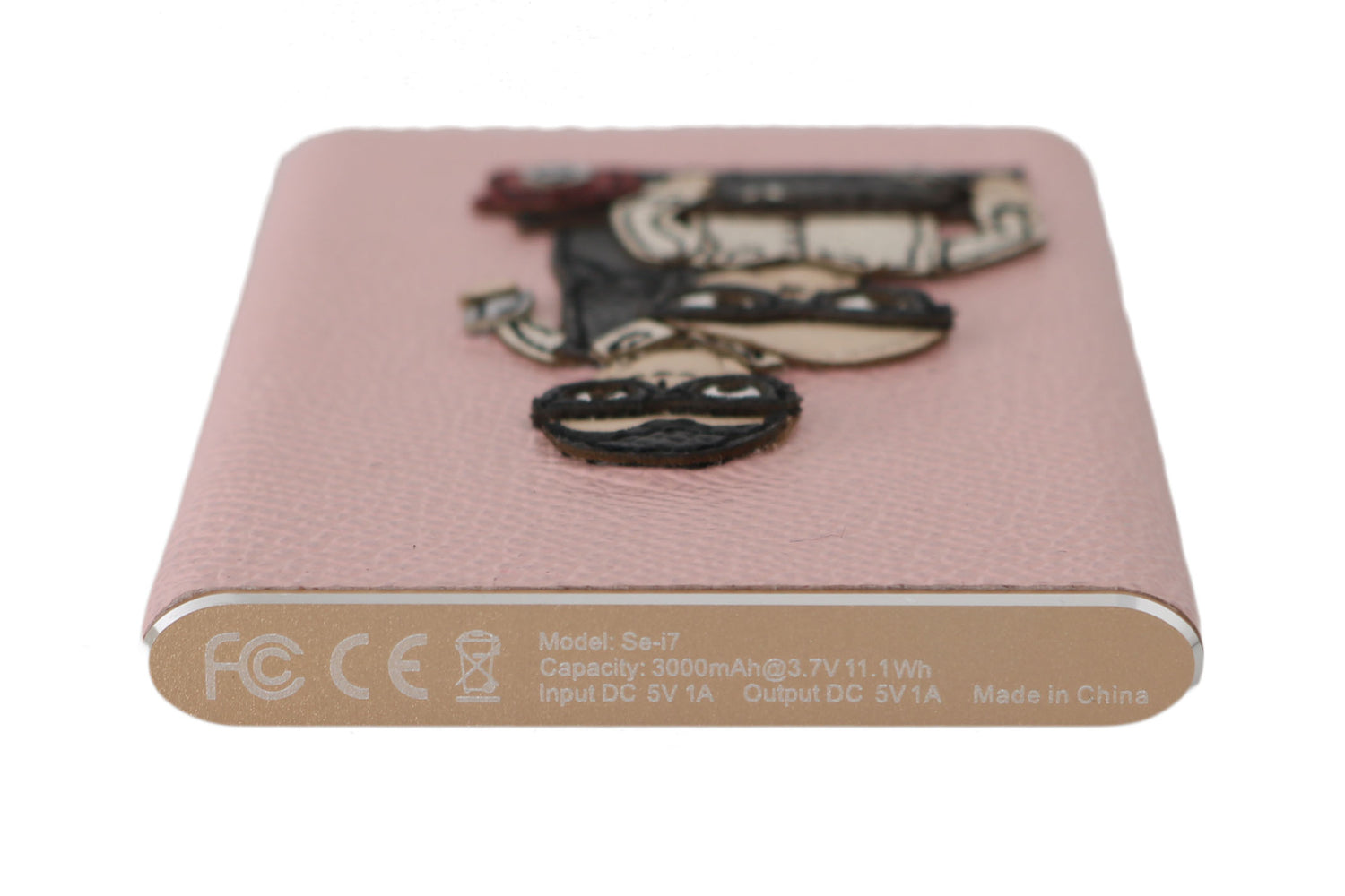Dolce & Gabbana Charger USB Pink Leather #DGFAMILY Power Bank - DEA STILOSA MILANO
