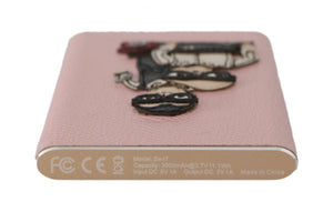 Dolce & Gabbana Charger USB Pink Leather #DGFAMILY Power Bank - DEA STILOSA MILANO