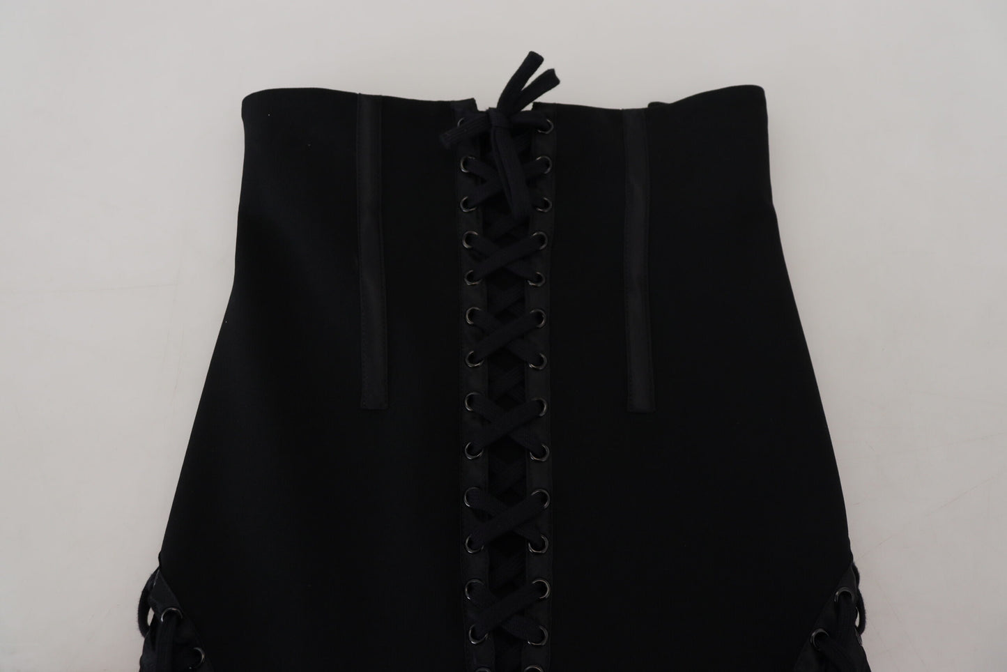 Dolce & Gabbana Black Viscose High Waist Cut Out Skinny Pants - DEA STILOSA MILANO