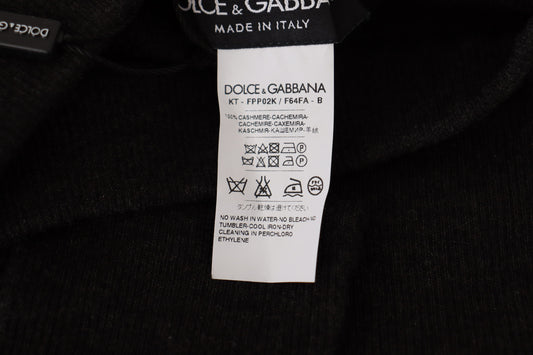 Dolce & Gabbana Gray Cashmere Tights Stocking Pantyhose Socks - DEA STILOSA MILANO