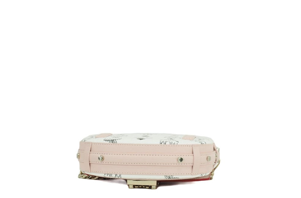 MCM Patricia Mini Firefly Red Visetos Leather Crossbody Belt Handbag Bag Purse - DEA STILOSA MILANO