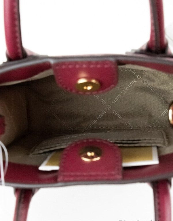 Michael Kors, Bags, Michael Kors Mercer Small Mini Bucket Messenger  Shoulder Bag Mk Honeycomb