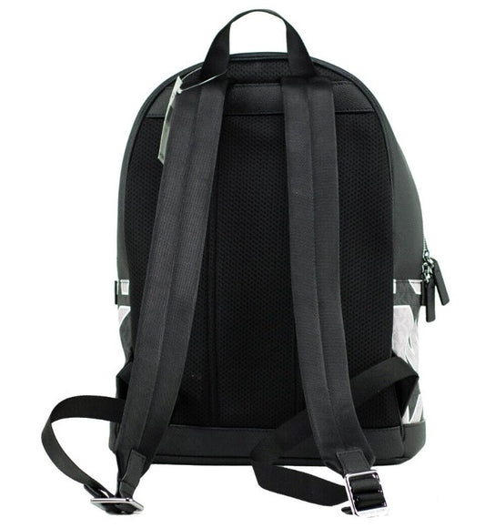 Michael Kors Cooper Black Signature PVC Graphic Logo Backpack Bookbag Bag - DEA STILOSA MILANO