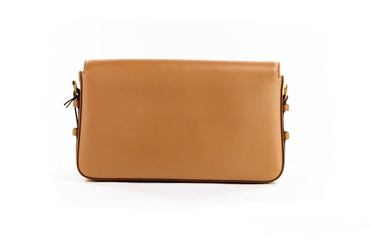 Burberry Grace Small Nutmeg Smooth Leather Flap Crossbody Clutch Handbag Purse - DEA STILOSA MILANO