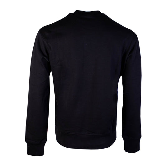 Versace Jeans Black Cotton Galaxy Sweatshirt - DEA STILOSA MILANO
