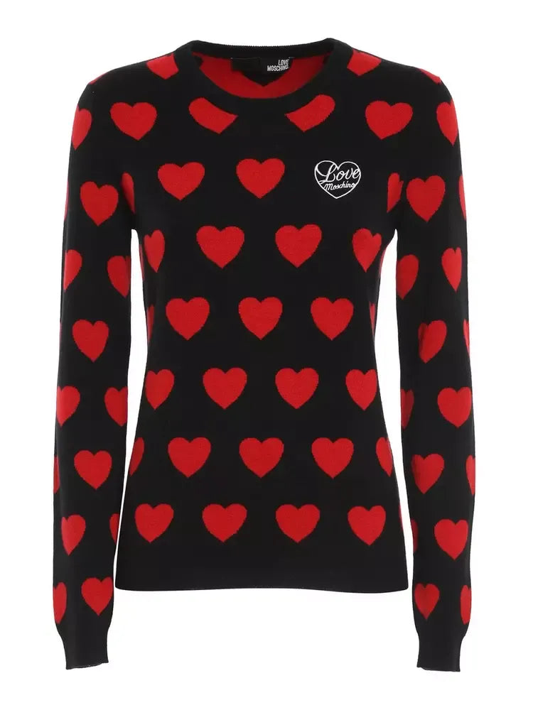 Love Moschino Black Polyamide Sweater - DEA STILOSA MILANO