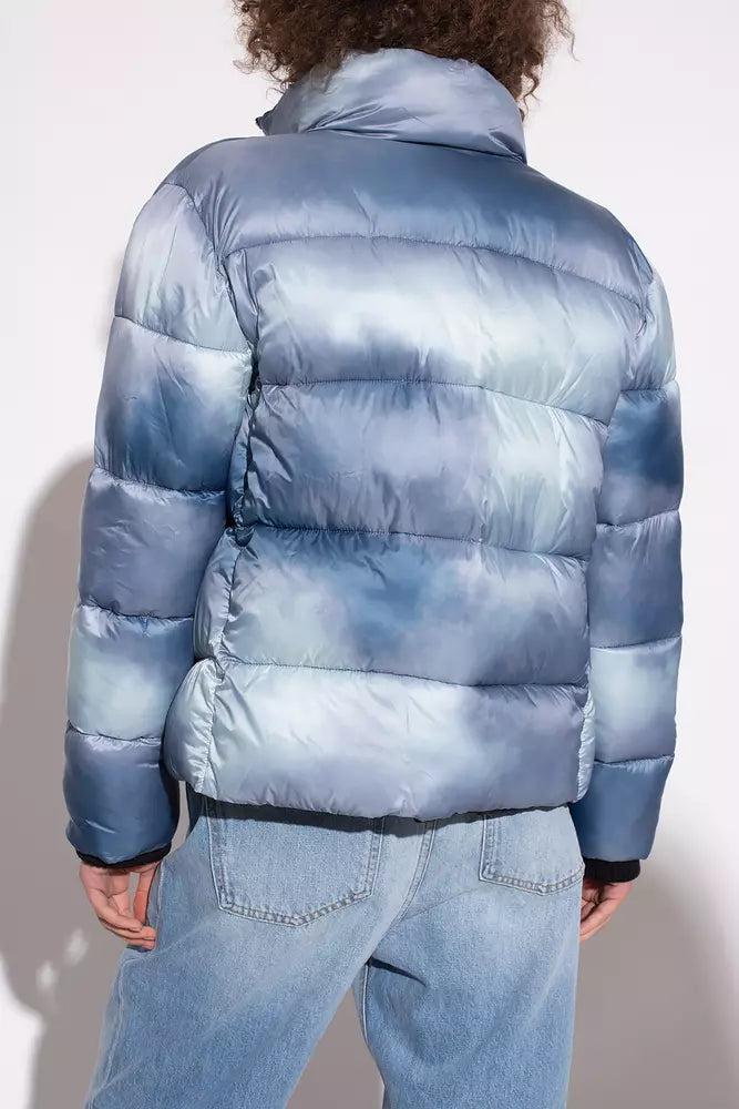 Love Moschino Light Blue Polyester Jackets & Coat - DEA STILOSA MILANO