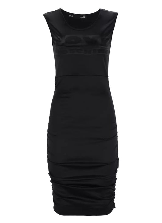 Love Moschino Black Polyamide Dress - DEA STILOSA MILANO