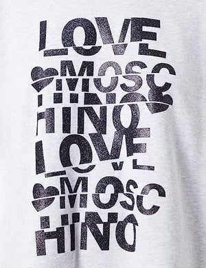 Love Moschino Gray Cotton Sweater - DEA STILOSA MILANO