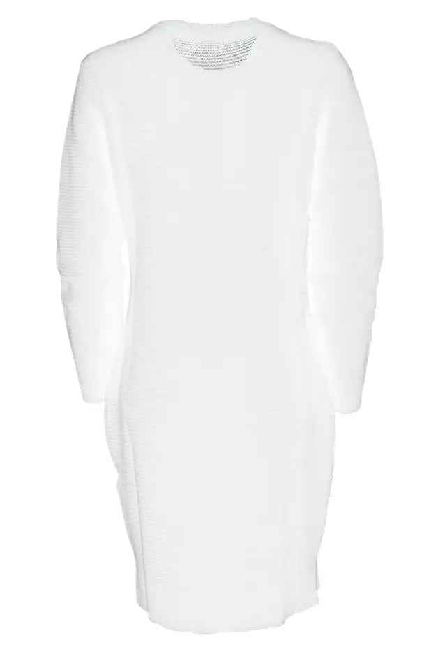 Love Moschino White Wool Dress - DEA STILOSA MILANO
