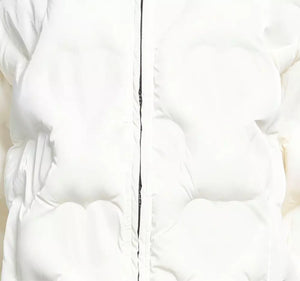Love Moschino White Polyester Jackets & Coat - DEA STILOSA MILANO