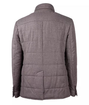Made in Italy Gray Wool Jacket - DEA STILOSA MILANO