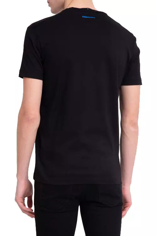 Dsquared² Black Cotton T-Shirt - DEA STILOSA MILANO