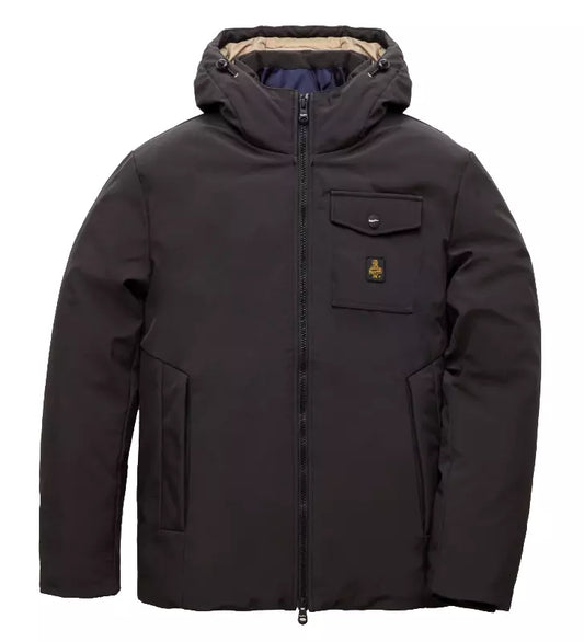 Refrigiwear Black Polyester Jacket - DEA STILOSA MILANO