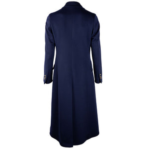 Made in Italy Blue Wool Vergine Jackets & Coat - DEA STILOSA MILANO