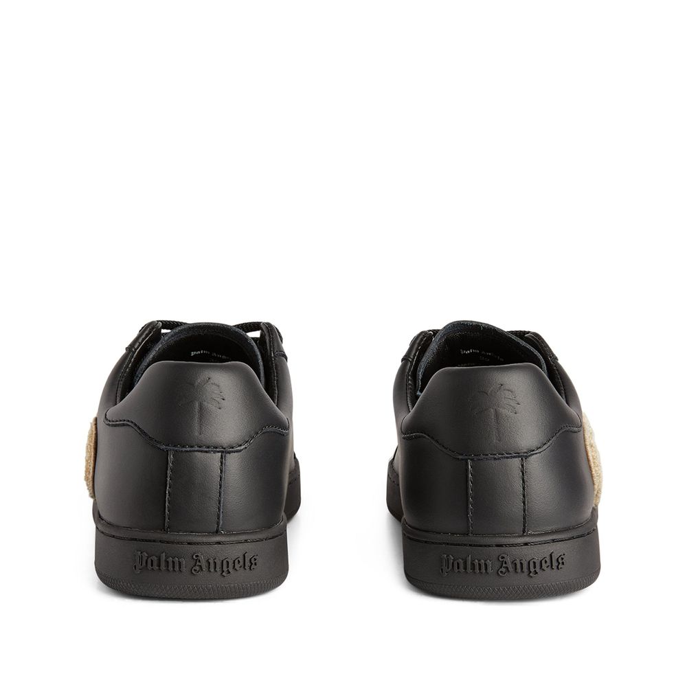 Palm Angels Black Leather Sneaker - DEA STILOSA MILANO