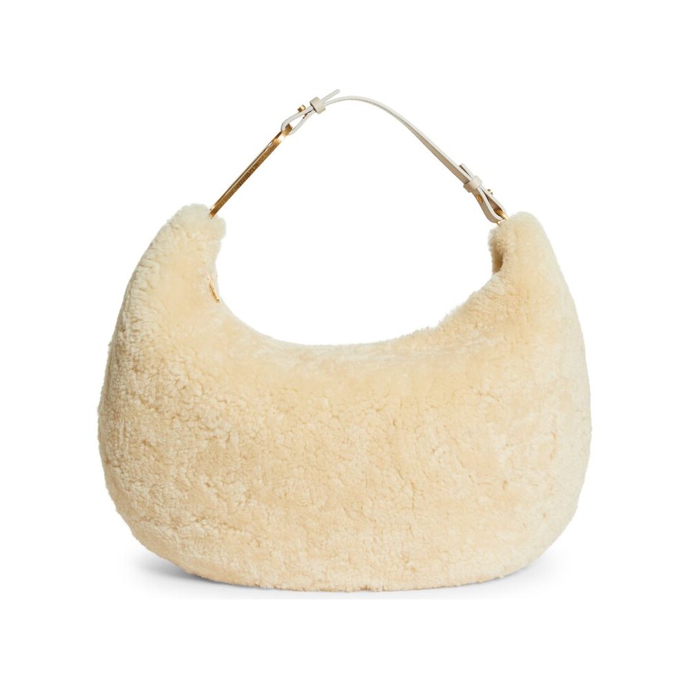 Off-White White Shearling Handbag - DEA STILOSA MILANO