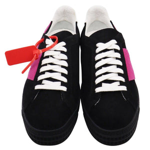 Off-White Black Leather Di Calfskin Sneaker - DEA STILOSA MILANO