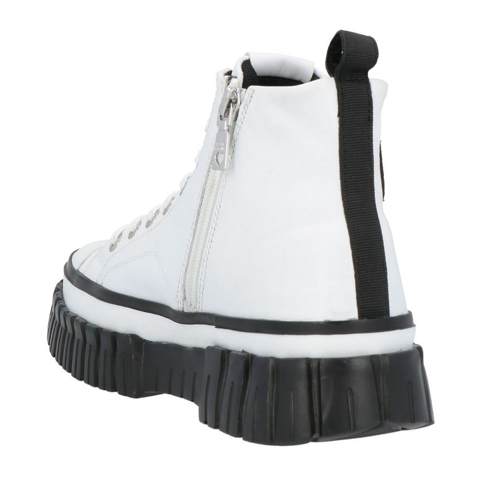 Love Moschino White Leather Sneaker - DEA STILOSA MILANO