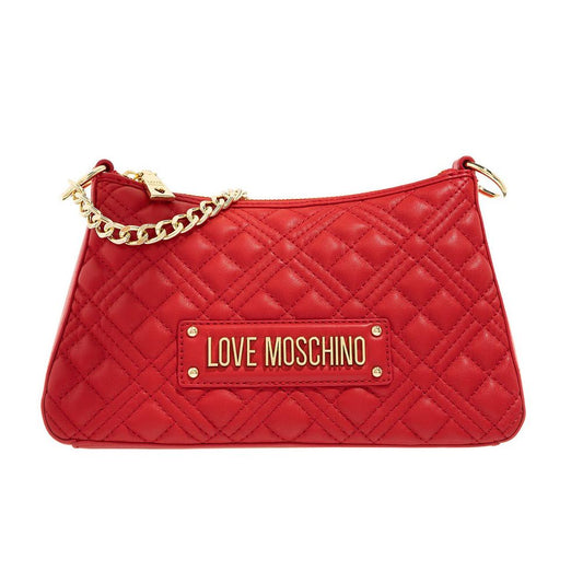 Love Moschino Red Artificial Leather Crossbody Bag - DEA STILOSA MILANO