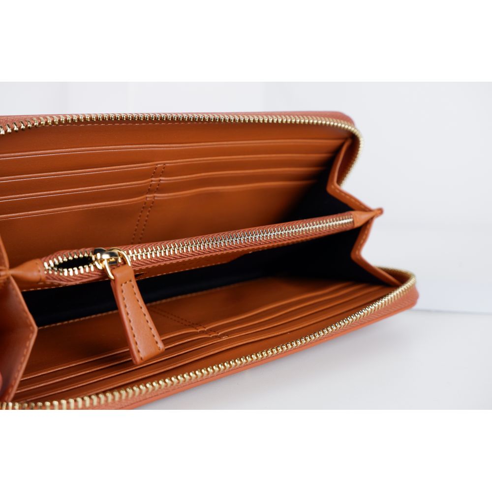 Ungaro Brown Leather Wallet - DEA STILOSA MILANO