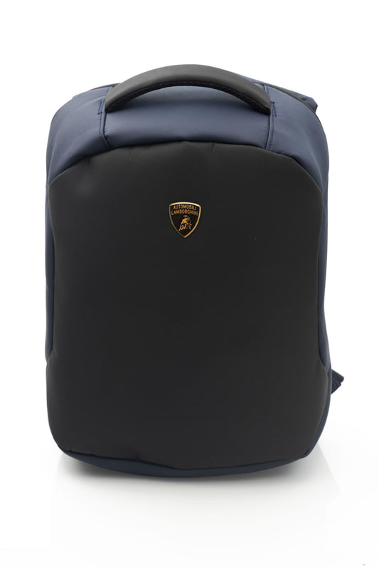 Automobili Lamborghini Blue Nylon Backpack - DEA STILOSA MILANO