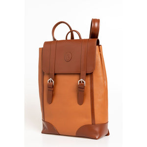 Trussardi Brown Leather Backpack - DEA STILOSA MILANO