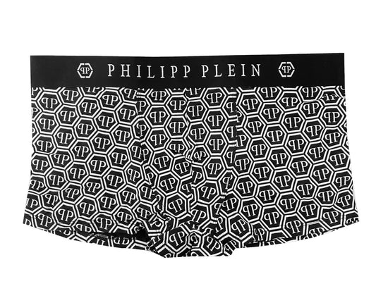 Philipp Plein Black Cotton Underwear - DEA STILOSA MILANO