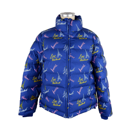Love Moschino Blue Polyester Jackets & Coat - DEA STILOSA MILANO